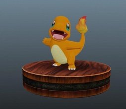 Pokémon charmander Pikachu dessin animé vray créature mignonne populaire personnage Japon célèbre toon pokeball cendre 3dprint pokemon go figurine fanart 3d print model - Mito3D
