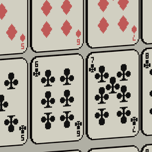 poker voxel cartes reine Roi jack kaido joker pica trèfle diamant Corazon diamants clubs cœurs piques 3d print model - Mito3D