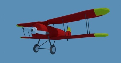 poli çift kanatlı uçak or 3d model in spor 3dexport uçmak gökyüzü hava tren sporu kanat pervane samolet 3d print model - Mito3D