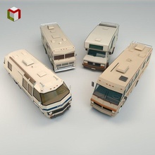 poli tekerlekli ev paketlemek 3d model in kamyonet minivan 3dexport stilize rv son dakika kampçı karavan motor koç minibüsü gezici eğlence araç otokaravana casa yuvarlanma kendine yeten wohnmobil 3d print model - Mito3D