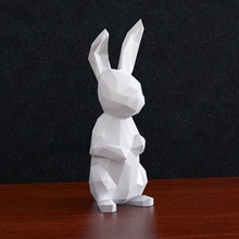 poli coniglio bambino coniglietto stl lowpoly low poly 3d print model - Mito3D