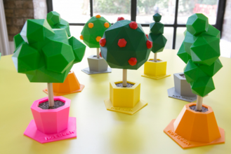 poly tree sculptures 3d printing 3dprinting 3dprint 3d print model - Mito3D