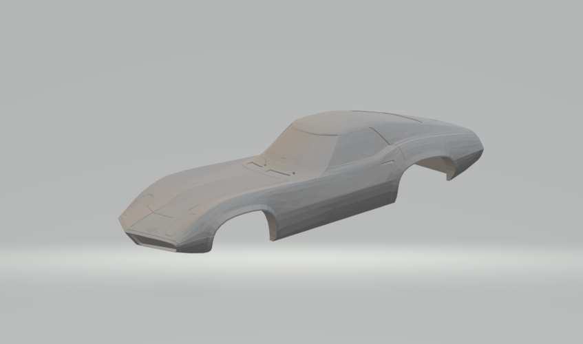 pontiac banshee slotcar pressofuso hotwheels gm gmc chevrolet 3D print model - Mito3D
