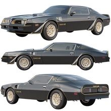 pontiac firebird trans am 1977 3d modello in classico macchine 3dexport musclecar americancar vintage car interior coupé v8engine pneumatici veicolo cerchi 3d print model - Mito3D