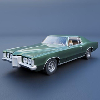 Pontiac grandiose prix 1969 automobile voiture voitures véhicule loisir auto roue classique sla fdm d'impression impression rc intérieur extérieur 3d print model - Mito3D