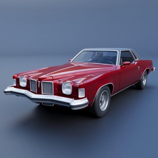 Pontiac prêmio 1973 automotivo carro carros veículo passatempo auto roda clássico sla fdm printcar impressão rc escala interior exterior 3d print model - Mito3D