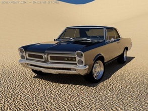 pontiac gto 1965 frei 3d modell klassisch autos 3dexport 3d print model - Mito3D