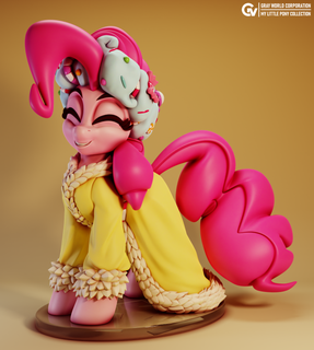 poni mlp pequeño Pony personaje amistad magia programa televisión dibujos animados dedo meñique tarta hembra animales 3d print model - Mito3D