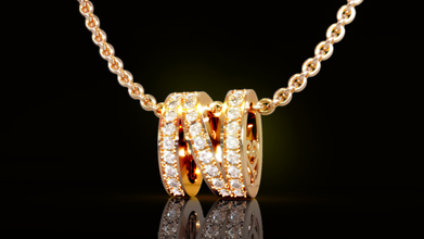 pop pendentif bijoux bijou printing model imprimable gemme diamant pendentifs Collier 3d print model - Mito3D