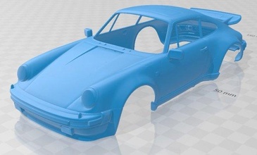 porsche 911 1973 yazdırılabilir vücut araba 3d yazdır model in otomotiv 3dexport yuva ölçülü tamiya rc miniz hobi mikro 3d print model - Mito3D