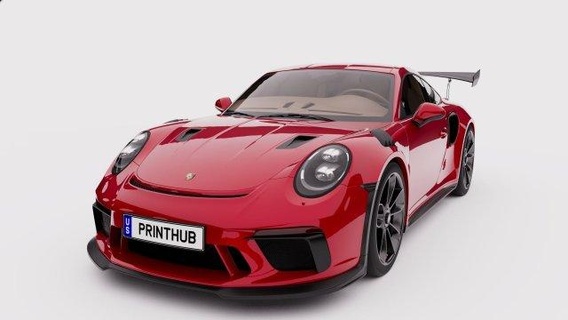 Porsche 911 jouets gt3 992 coupé 2023 2020 2021 2022 Allemagne vite haute performance homologation coûteux sport détaillé réaliste rayon intérieur 3d print model - Mito3D