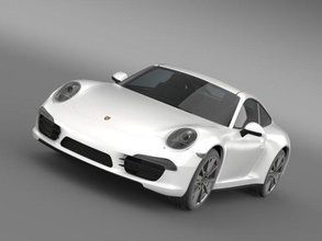 porsche 911 carerra s 2013 3d model in sport cars 3dexport avto car vehicle auto automobile higt poly 3d print model - Mito3D