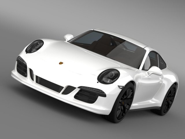 porsche 911 carrera gts coupe 991 2015 3d model in klasik arabalar 3dexport carerra araba araç oto otomobil higt poli 3D print model - Mito3D