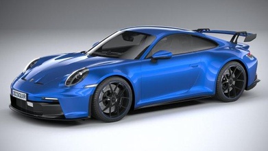 porsche 911 gt3 2022 düşük poli 3d model in spor arabalar 3dexport 2021 2023 2024 2025 yarış araba rs gt3rs 992 coupe izlemek almanya hızlı 3d print model - Mito3D