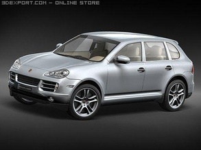 porsche peperoncino Cayenna 2008 turbo 2007 2009 suv Germania Uniti d'America 4x4 fuori strada 3d print model - Mito3D