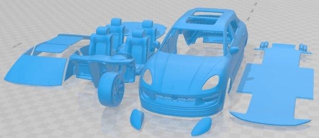 porsche macan printable car automotive slot scalextric tamiya rc miniz hobby micro diecast 3d print model - Mito3D
