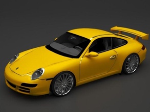 Porsche araba araç yol tekerlek sedan suv yarış Kraliyet lüks 3d print model - Mito3D