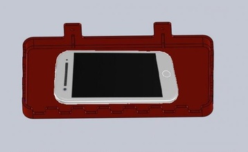 Porta Lentes Celular accesorios Soporte mesa luz domuz 3d print model - Mito3D
