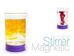 portable Magnetrührer frei tragbare magnetic Rührer tools Chemie diy hobby 3d print model - Mito3D