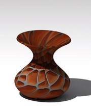 pot design architecture indian traditional 3d print model - Mito3D
