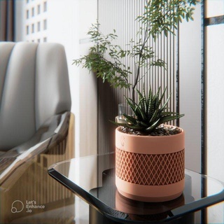 pot plant aztek decor 3d print model - Mito3D