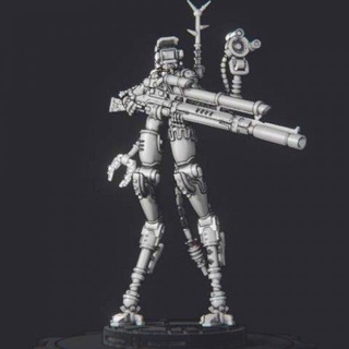 pretoriano buscador borda jogos martelo guerra jogo tabuleiro tampo mesa 3dprint pós apocalipse cyberpunk ciborgue mecanicus 3d print model - Mito3D