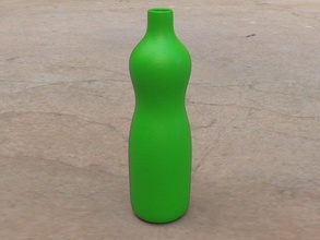 pre-hollowed bottle 4 plain beer glass container drink beverage wine liquid alcohol liquor alcoholic booze houseware storage soda house kitchen dining 3d print model - Mito3D