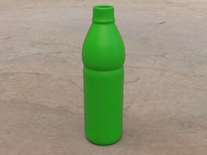 pre-hollowed bottle 6 plain 3d print model in kitchen dining 3dexport beer glass container drink beverage wine liquid alcohol liquor alcoholic booze houseware storage soda house 3d print model - Mito3D