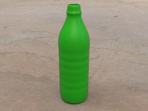 pre-hollowed bottle 7 plain beer glass container drink beverage wine liquid alcohol liquor alcoholic booze houseware storage soda house kitchen dining 3d print model - Mito3D