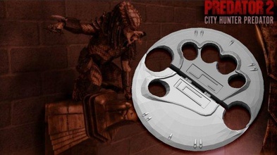 predator disk movie alien smart preadator prop games toys 3d print model - Mito3D