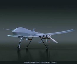 predator drone uav 3d model in copter 3dexport jakowlew yakovlev yak-61 shmel pchela -1t bee bumble unmanned aerial vehilce russian udssr aircraft drohne military 3d print model - Mito3D