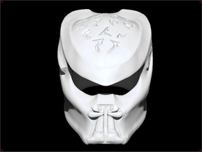 predador capacete 3d impressão modelo in jogos acessórios 3dexport mascarar airsoft cosplay estrangeiro guerreiro cavaleiro armaduras brinquedo 3d print model - Mito3D