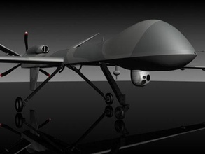 predator b uav drone 3d model in copter 3dexport general atomics mq-9 unmmaned surveillance aircraft military vehicle army navy usaf artificial intelligence airplane plane 3d print model - Mito3D