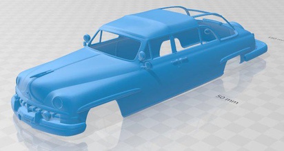 presidential limousine 1950 printable body car slot scalextric tamiya rc miniz hobby micro 3d print model - Mito3D