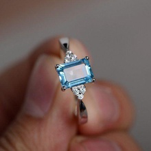 la princesa anillo de diamante impresión 3d modelo joyería precioso compromiso oro plata joya jewells los joyeros anillos 3d print model - Mito3D