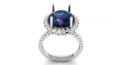 Prinzessin oval-Diamant-ring Schmuck Platin Luxus gem kostbar engagement Hochzeit Silber bedruckbar ist genial diamond ring Mode gold Saphir ruby brillant cnc Ringe 3d print model - Mito3D