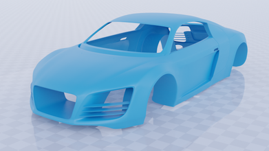 imprimible audi coche vehiculo 3d modelo in royal coches 3dexport listo imprimir real mínimo precio presupuesto obj glb brillo gltf 2 0 3d print model - Mito3D