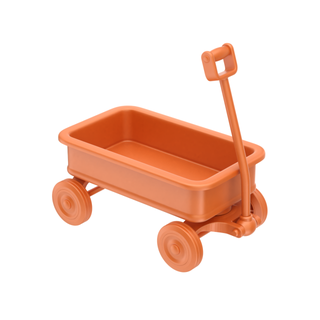 printable child wagon toy toys 3d print printed mockup mock antique baby cart handle kid pull old obsolete retro trolley vintage 3d print model - Mito3D