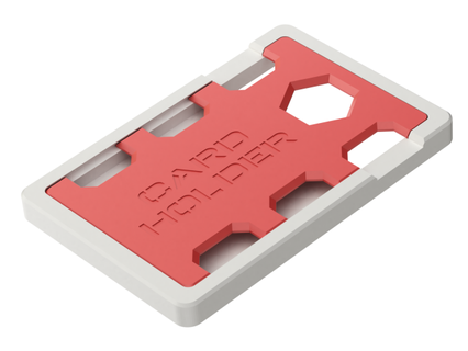 imprimível crédito cartão suporte carteiras 3d impressão impresso brincar zombar stl estereolitografia caso bainha carteira 3d print model - Mito3D