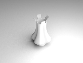 stampabile modello vaso 3d studio-max il arredamento stl 3d print model - Mito3D