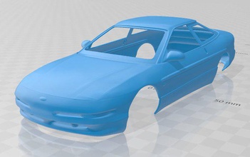 probe gt 1995 printable body car 3d print model in automotive 3dexport 1995probe slot scalextric tamiya rc miniz hobby micro 3d print model - Mito3D