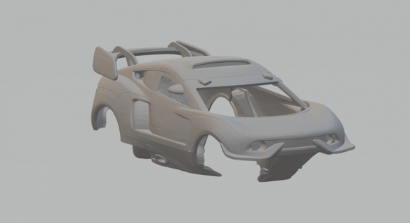 penetrar brx caçador veículo diecast hotwheels slotcar quente rodas brinquedos impressão raça carro 3d print model - Mito3D