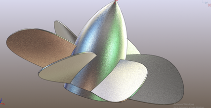 propeller 3d print model in engineering 3dexport fan rotter ships 3d print model - Mito3D