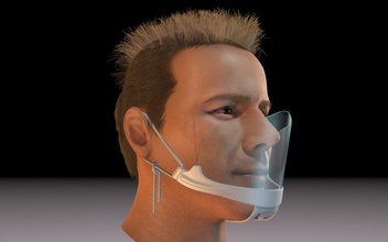protettivo maschera coronavirus protezione pandemia 3d print model - Mito3D