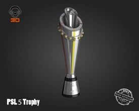 psl 5 trophy 3d model in awards 3dexport cup max 3ds vray c4d 3d print model - Mito3D