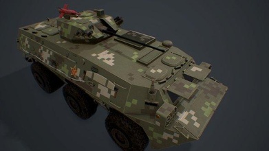 ptl 02 zsl 92a 92b pacote 3d modelo in combate 3dexport china veículo apc btr pla jogos modificações exército guerra militares transporte arma frio tanque ifv 3d print model - Mito3D