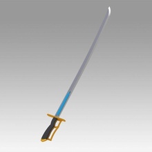 puella reyes magos madoka magica sayaka miki espadas cosplay arma apuntalar accesorios réplica 3d print model - Mito3D