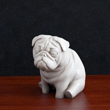 pug dog 1 animals moneybox 3d print model - Mito3D
