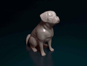 puggle chien carlin beagle animal stl obj imprimable printready 3d print model - Mito3D
