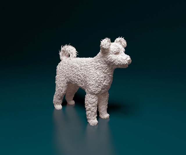 manopole cane animale printready stampabile stl obj 3D print model - Mito3D